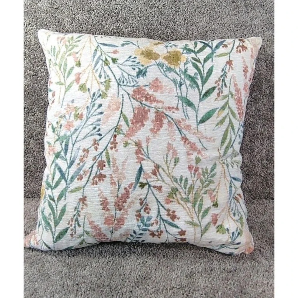 Decorative Floral Pillow Set Of 2